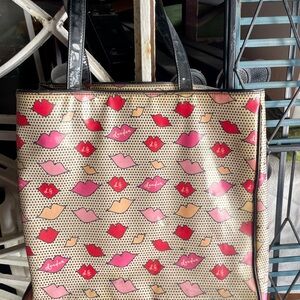 Lulu Guiness "Lips" tote bag